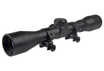 TRUGLO SCOPE BUCKLINE 4X32MM DUPLEX BLACK W/WEAVER RINGS