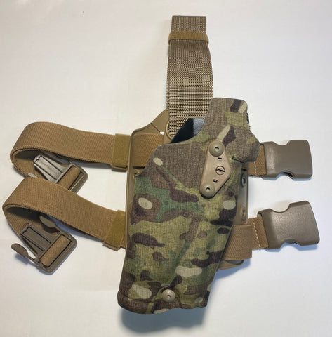 Safariland Model 6354DO ALS Optic Tactical Holster for Glock 17/22 Red Dot Optic with leg shroud