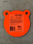 AR-MOR 6" AR500 STEEL GONG 3/8" THICK STEEL ORANGE ROUND